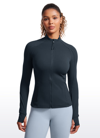 Butterluxe ThumbHole Full Zip Long Sleeve