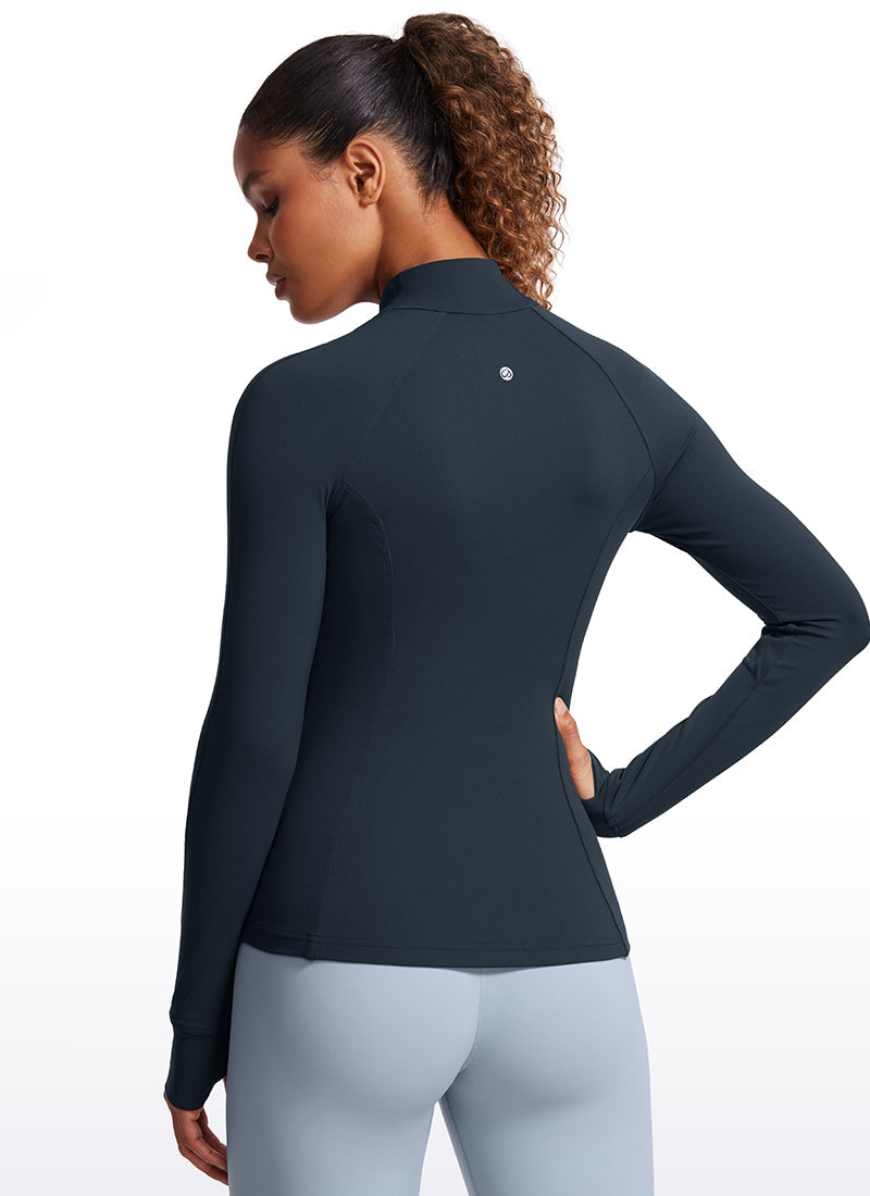 Butterluxe ThumbHole Full Zip Long Sleeve