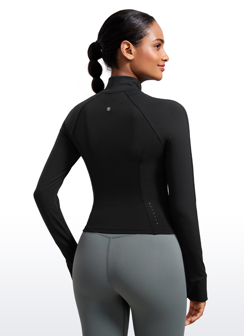 Butterluxe Waist Length Full Zip Jacket