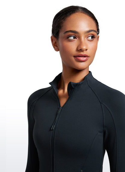 Butterluxe Waist Length Full Zip Jacket