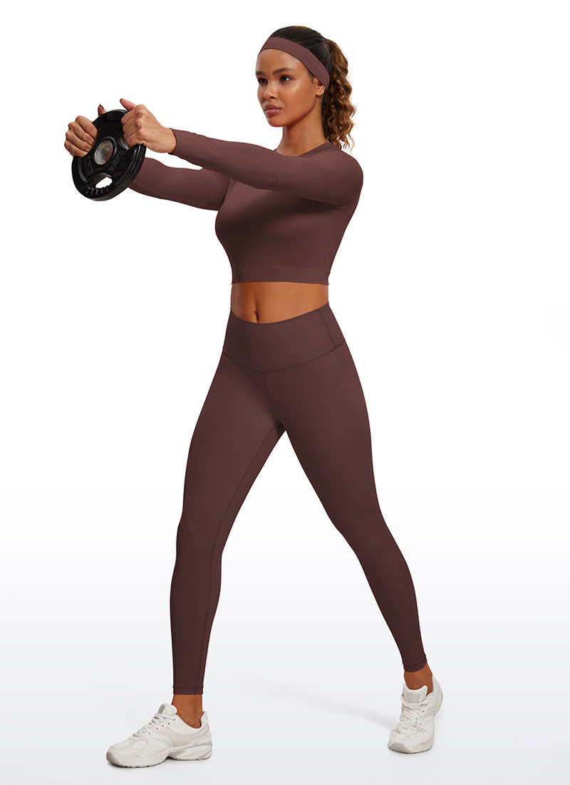 Seamless Slim Fit Cropped Long Sleeve