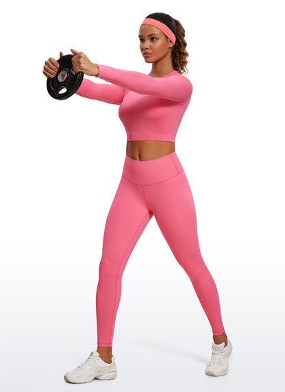 Seamless Slim Fit Cropped Long Sleeve