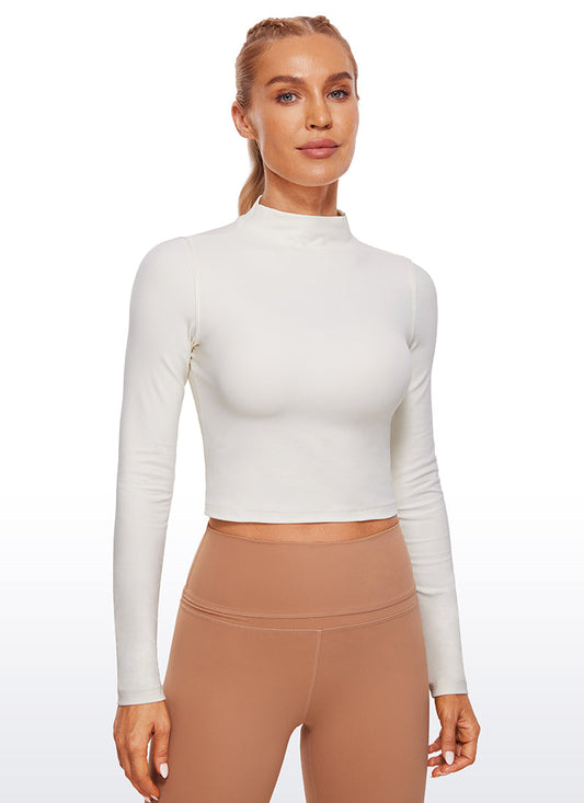 Butterluxe Mock Turtleneck Long Sleeve