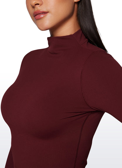 Butterluxe Mock Turtleneck Long Sleeve