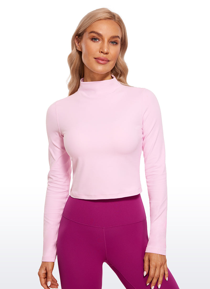 Butterluxe Mock Turtleneck Long Sleeve