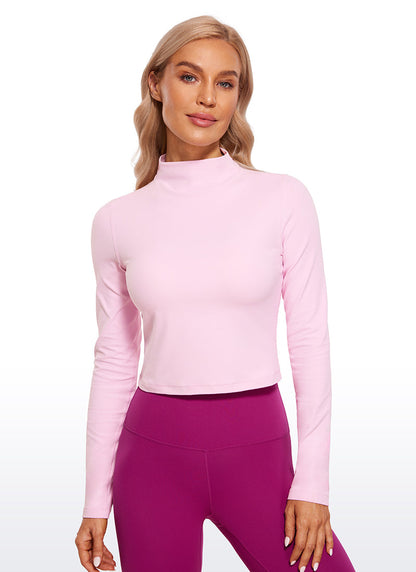 Butterluxe Mock Turtleneck Long Sleeve