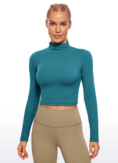 Butterluxe Mock Turtleneck Long Sleeve