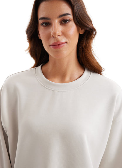 SoftAura Pullover Crewneck Sweatshirt