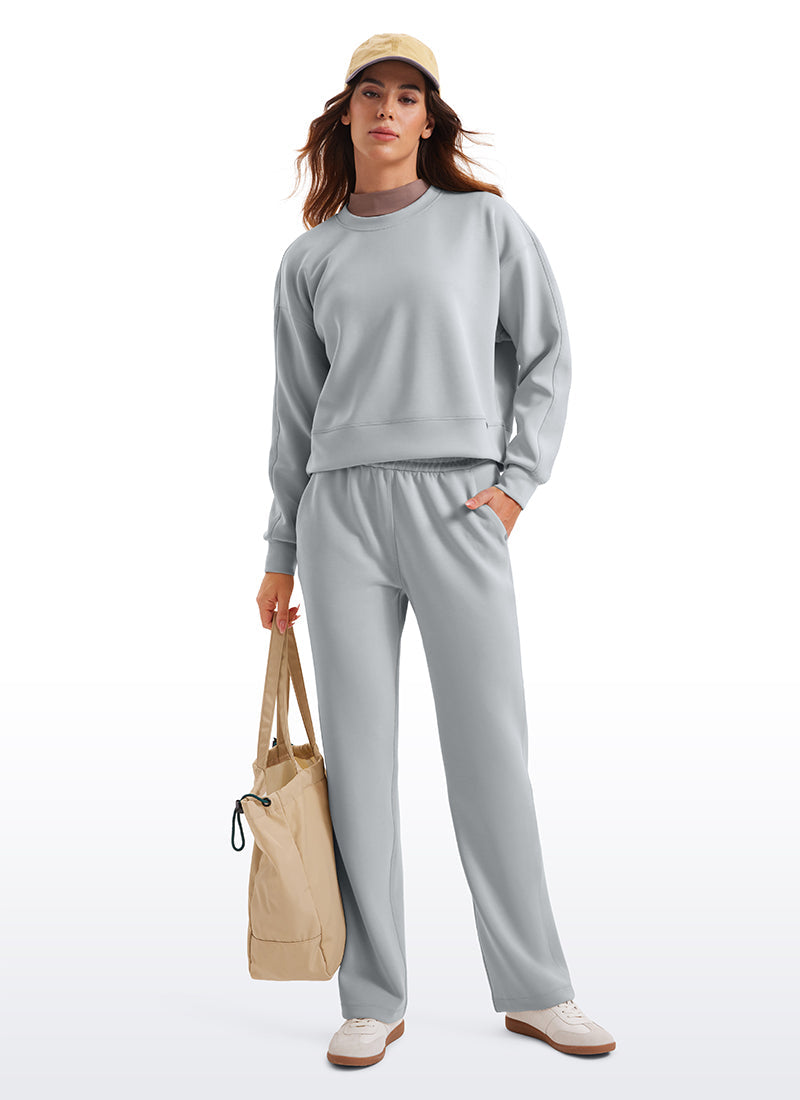 SoftAura Pullover Crewneck Sweatshirt