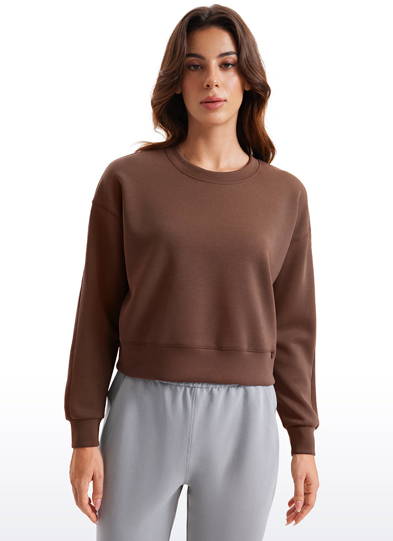 SoftAura Pullover Crewneck Sweatshirt