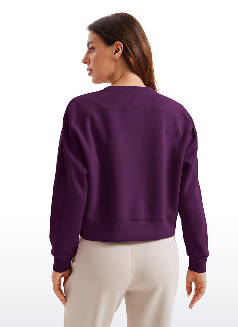 SoftAura Pullover Crewneck Sweatshirt