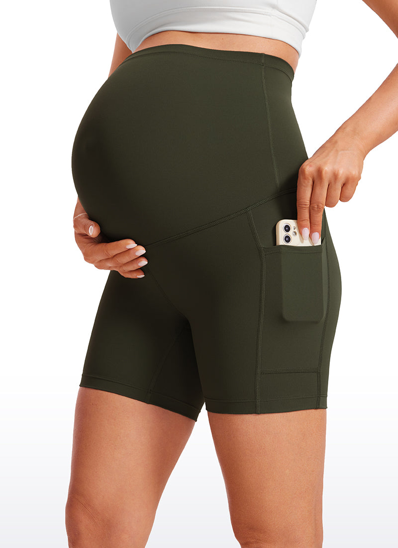 Butterluxe Maternity Pocket Short 5''