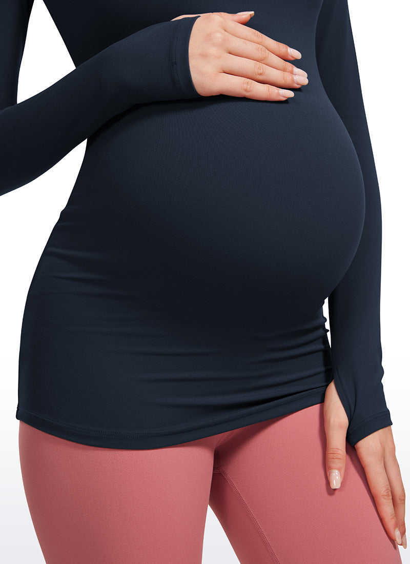 Butterluxe Maternity Crewneck Long Sleeve