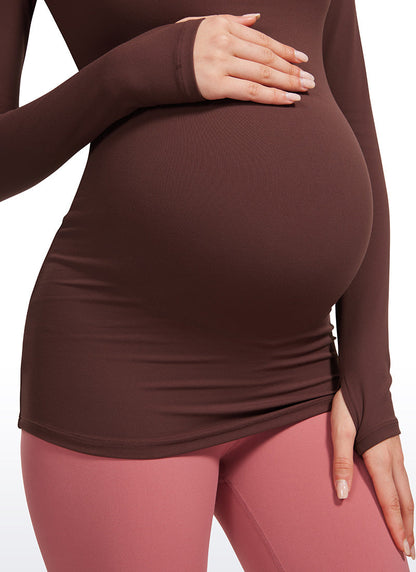 Butterluxe Maternity Crewneck Long Sleeve