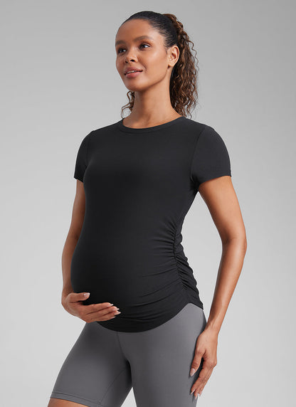 Cloudweight Maternity Ruched Short Sleeve