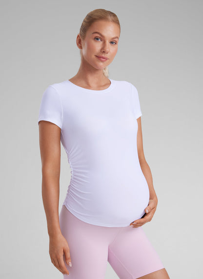 Cloudweight Maternity Ruched Short Sleeve
