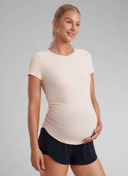 Cloudweight Maternity Ruched Short Sleeve