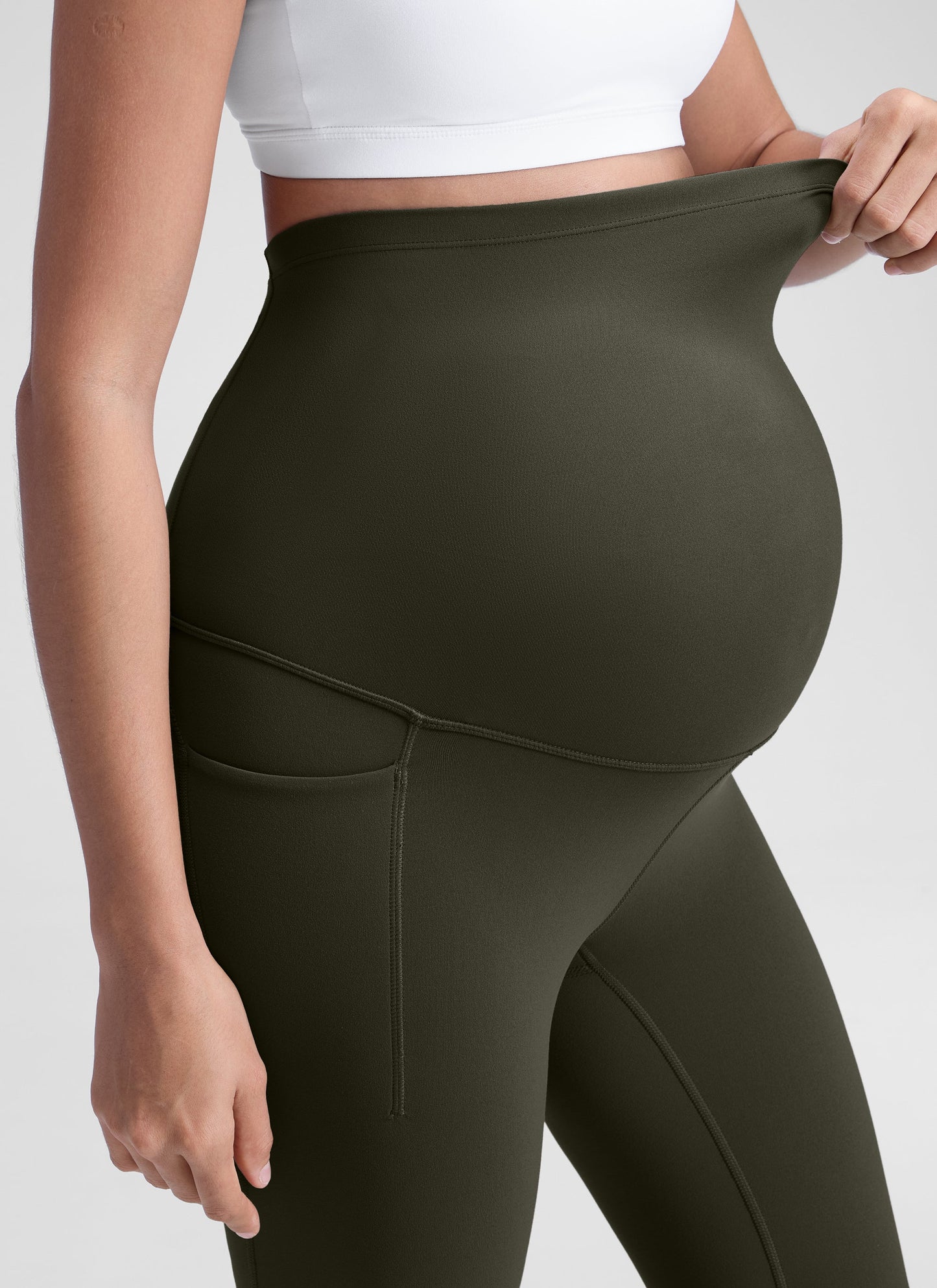 Butterluxe Maternity Soft Pocket Legging 25"