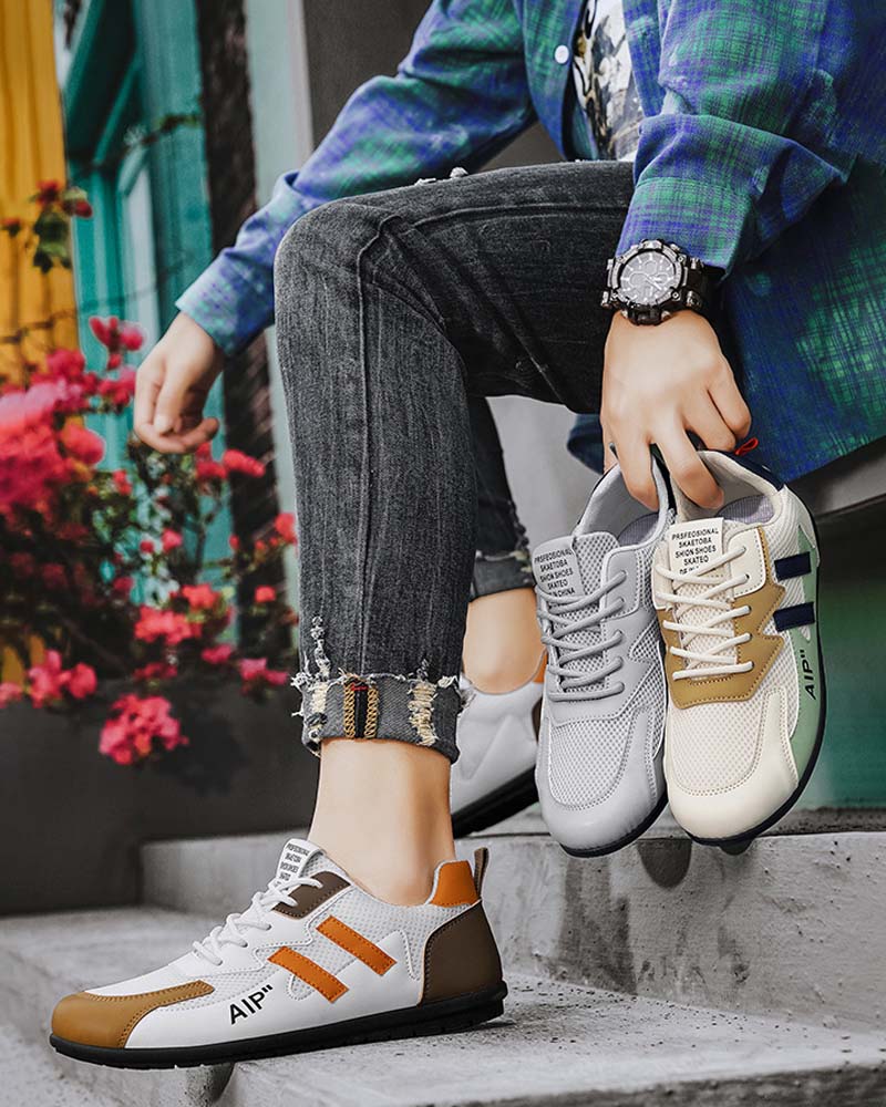 Men's Casual Colorblock Sneakers