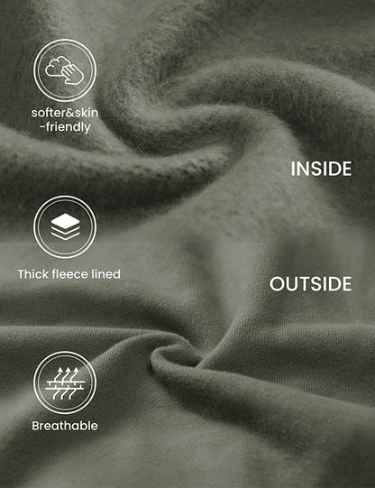 Fleece Lined Straight Leg Sweatpant 30''