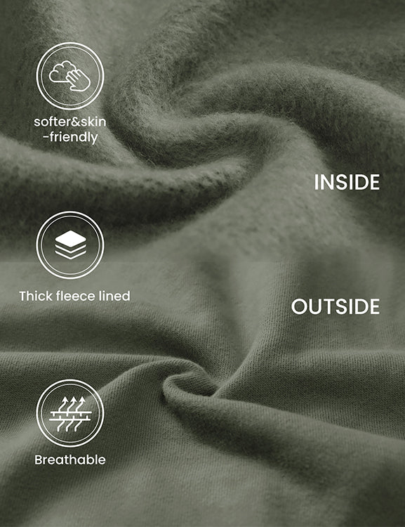 Fleece Lined Straight Leg Sweatpant 30''