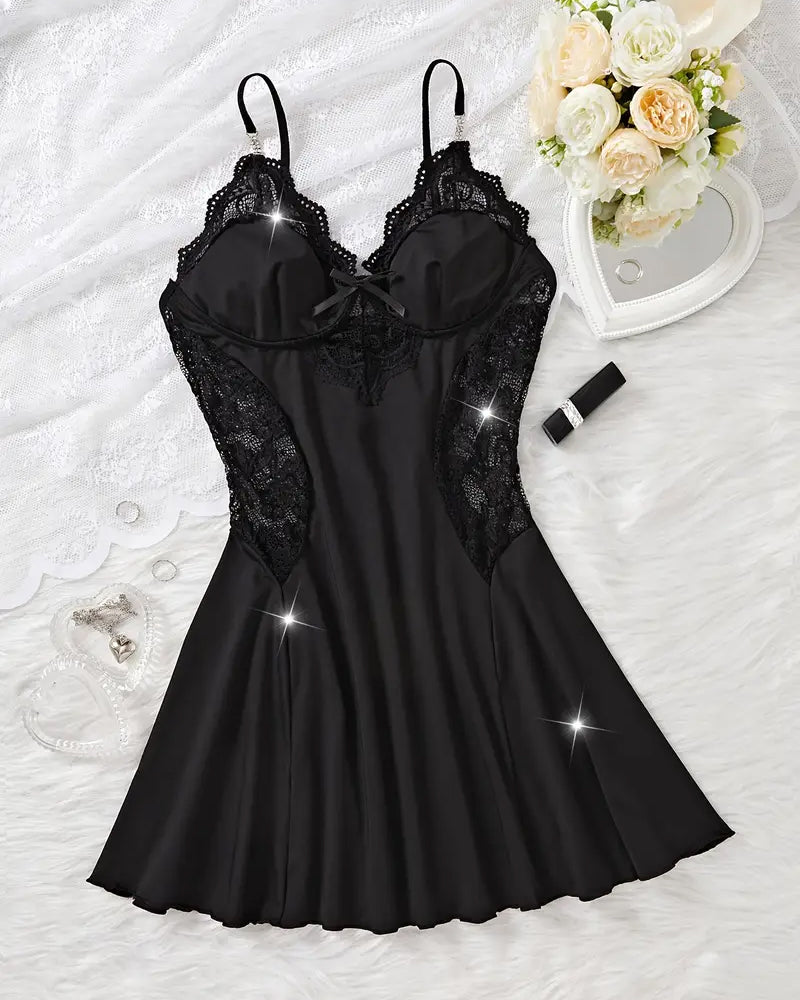 Sexy Suspender Nightdress