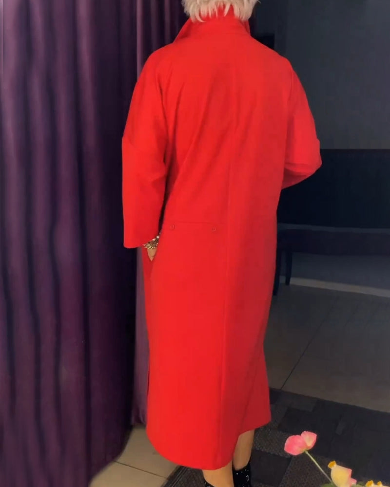 Casual shirt collar dress